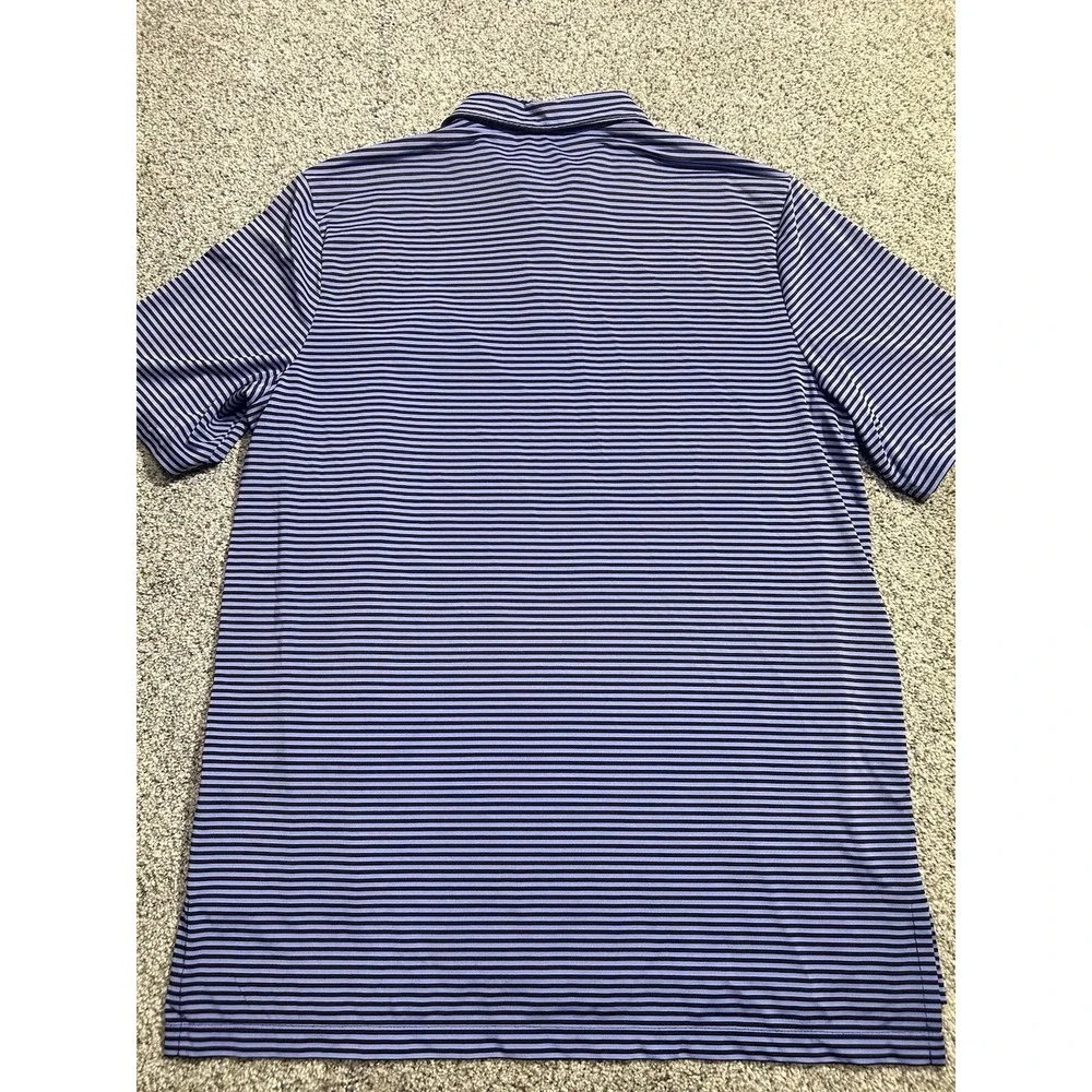 Ralph Lauren RLX Polo Shirt Mens XL 2012 U.S.‎ Junior Amateur Purple Stripe